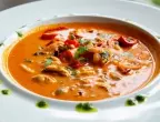Recipe - tomato soup with minced meat and lentils