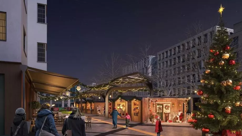 Нов коледен базар в центъра на София