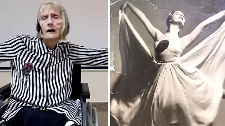 Болна бивша балерина с трогателно изпълнение (ВИДЕО)