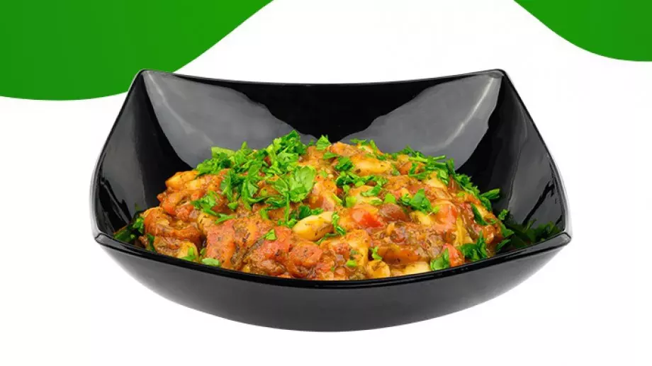 Боб с бекон