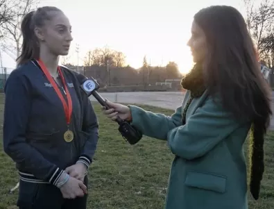 Боряна Калейн след успеха в Москва: Искам да спечеля и златен олимпийски медал (ВИДЕО)