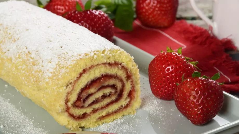 Ванилово руло от рецептите на баба