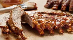 Уникални печени свински ребърца