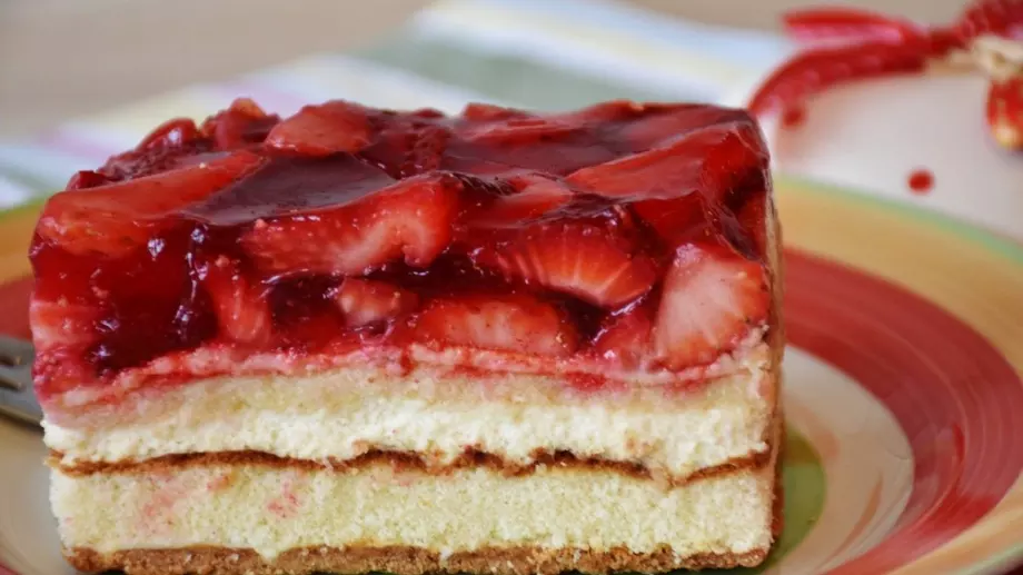 Желирана плодова торта