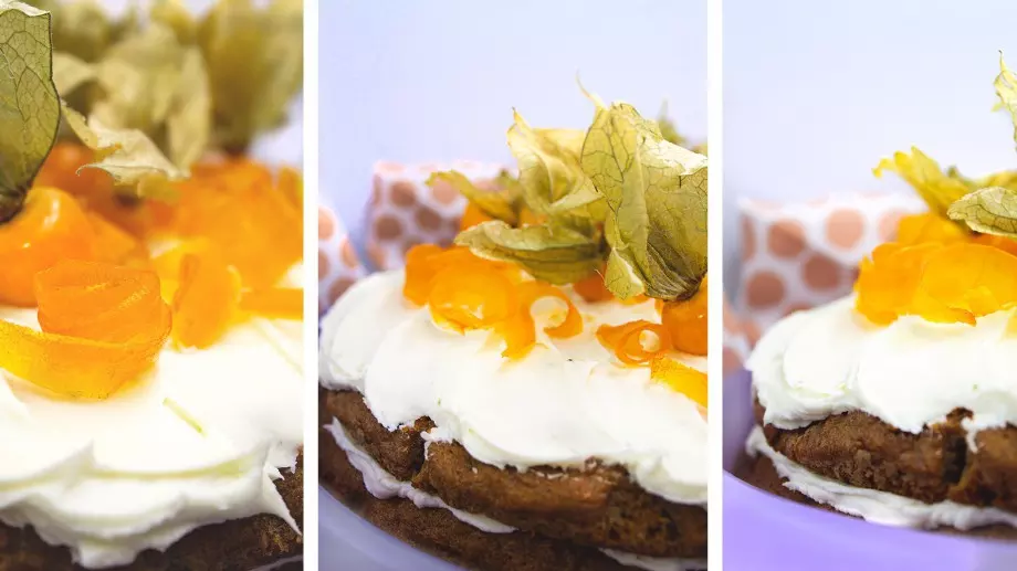 Неустоима морковена торта с крема сирене и бял шоколад