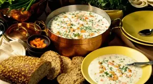 Вкусна спаначена супичка