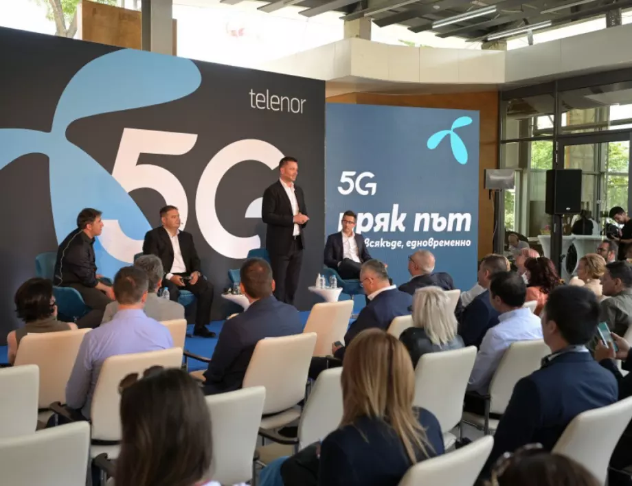 Теленор официално обяви търговския старт на своята 5G услуга в България