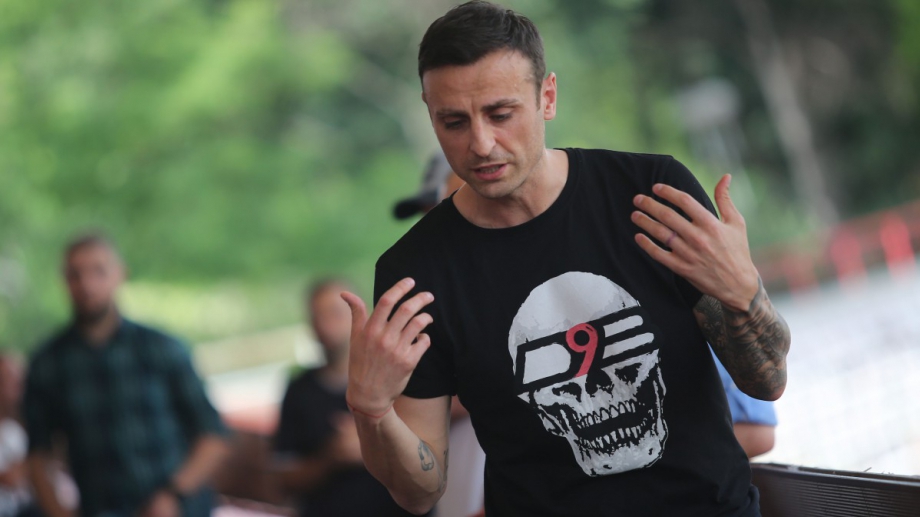 Димитър Бербатов който се кандидатира за президент на Българския футболен