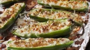 Класика: Пълнени чушки с яйца и сирене