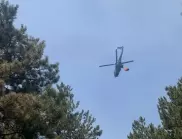 Военни хеликоптери гасят пожарите в Пазарджишко, Старозагорско и Хасковско