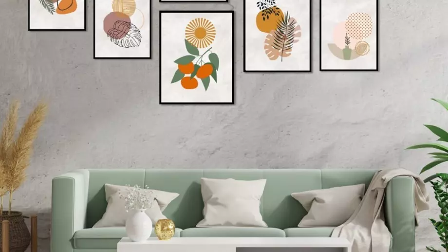 Как да направите акцентна стена тип "галерия" у дома