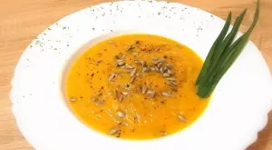 Тиквена крем супа със самардала   