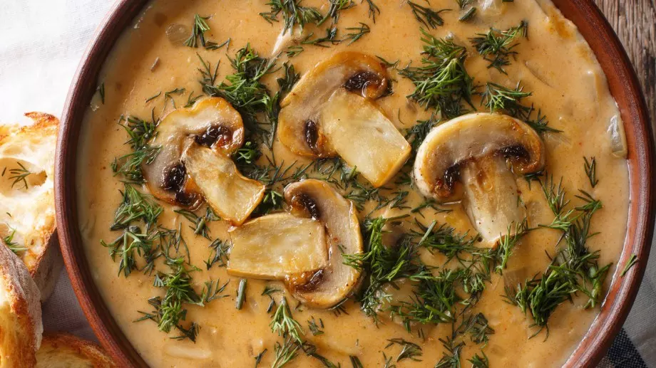 Вкусна гъбена каша