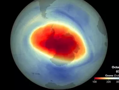 НАСА показа какво се е случило с огромната озонова дупка през 2021 (ВИДЕО)