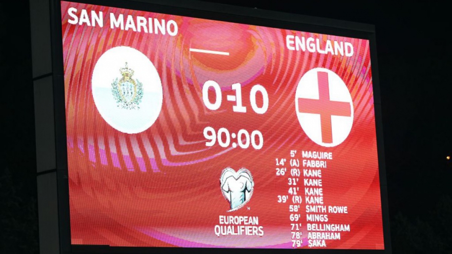 В последния си мач от за Мондиал 2022 Англия записа