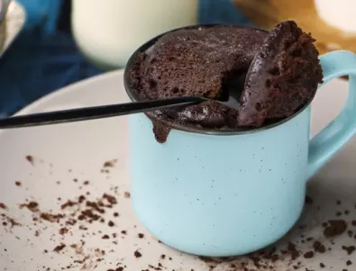 Шоколодов кекс в микровълнова за 10 минути - не е за вярване колко е лесно