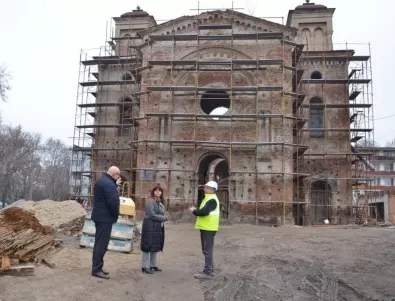 Възстановяването на синагогата във Видин върви по план (СНИМКИ)