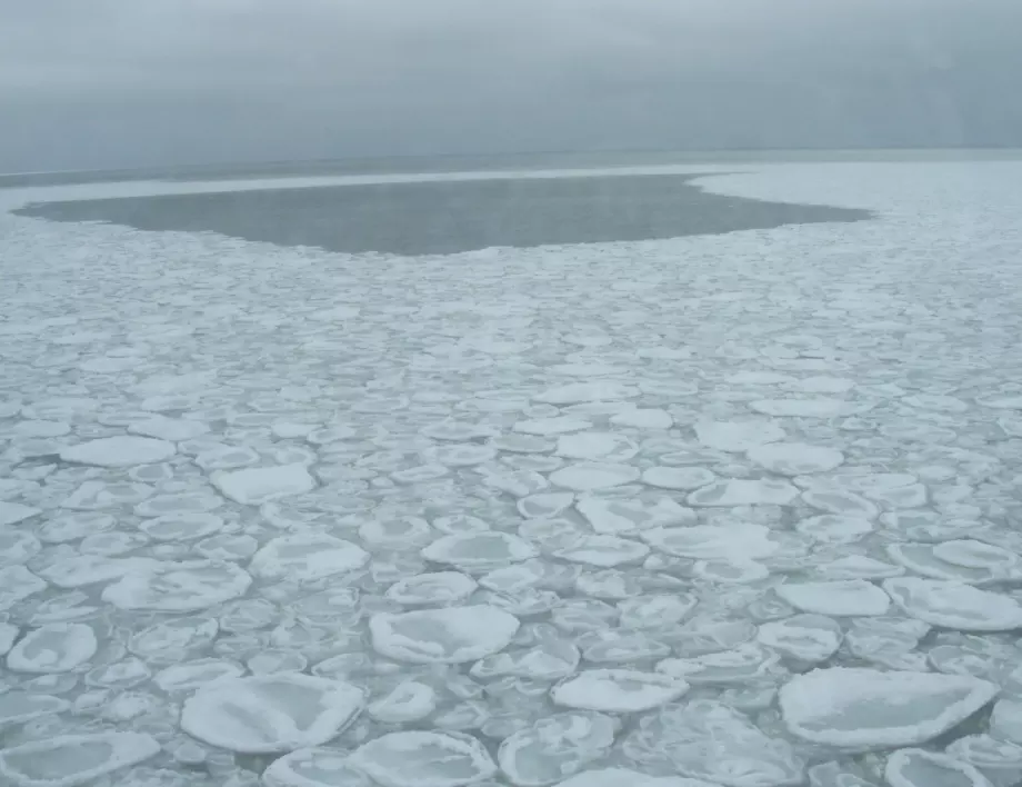 Мистериозни "ледени палачинки" и пясъчни шахматни фигури се появиха в езерото Мичиган