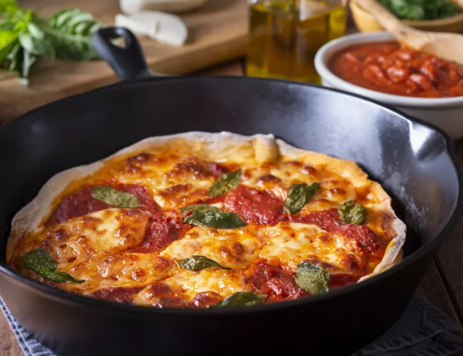 Най-вкусната и здравословна пица в тиган