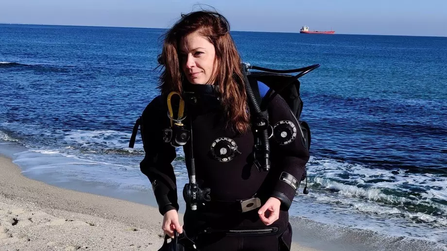 Радослава Бекова, която разкрива тайните на морето