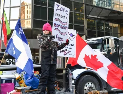 Канадските власти: Поне стотина деца живеят в камионите, обсадили Отава