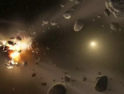 Астрономи откриха първия четворен астероид в Слънчевата система