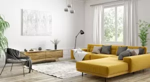 Как да направим всекидневната стилна с помощта на ъгловия диван