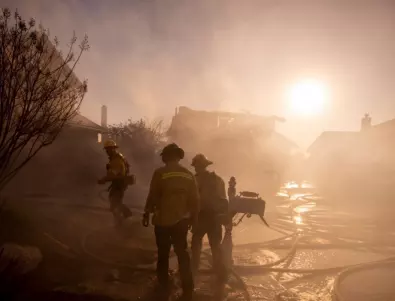 Необичайна гореща вълна предизвика пожар в Калифорния