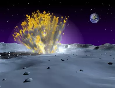 Към Луната лети неуправляема ракета. Какво ще се случи при сблъсъка?