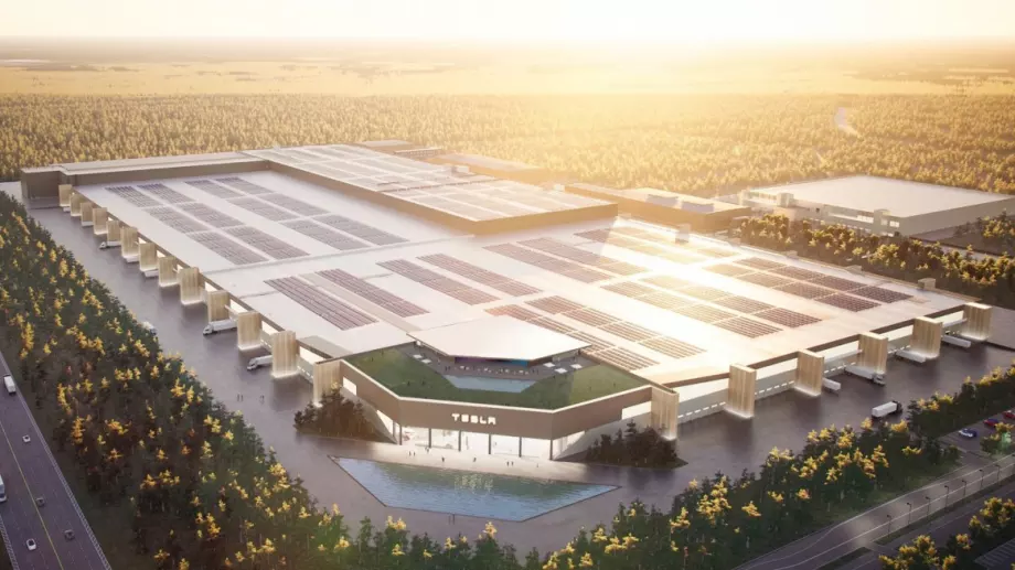Европейската гигафабрика на Tesla отвори врати (СНИМКИ)