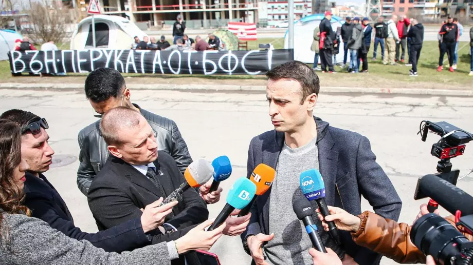 Бербатов на протеста: Ако Левски беше тук, пак щях да дойда и да говоря с тях