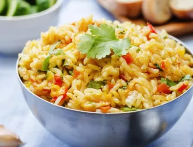 Най-вкусният ориз със задушени зеленчуци и подправки
