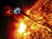 Силна магнитна буря на Земята сред серия изригвания на Слънцето