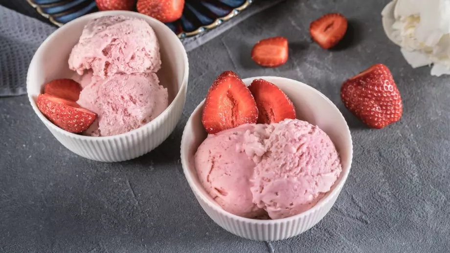 Домашен ягодов сладолед   