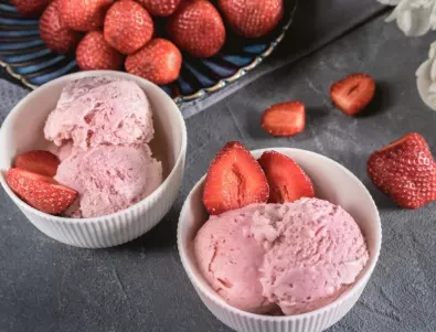 Лесен сладолед с ягоди у дома