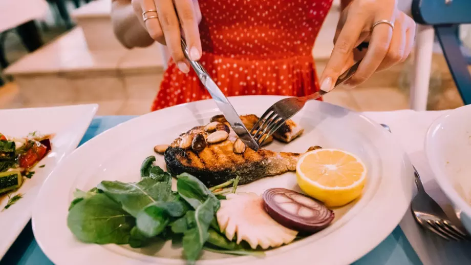 Сафрид, приготвен по специален начин