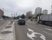 Община Бургас реагира на пропадане на пътя на влизане в града