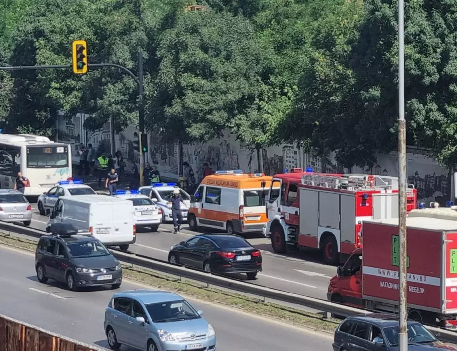 Катастрофа между два автобуса на градския транспорт в София, има пострадали