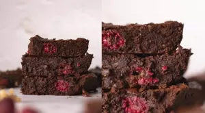 Неустоимо брауни с малини