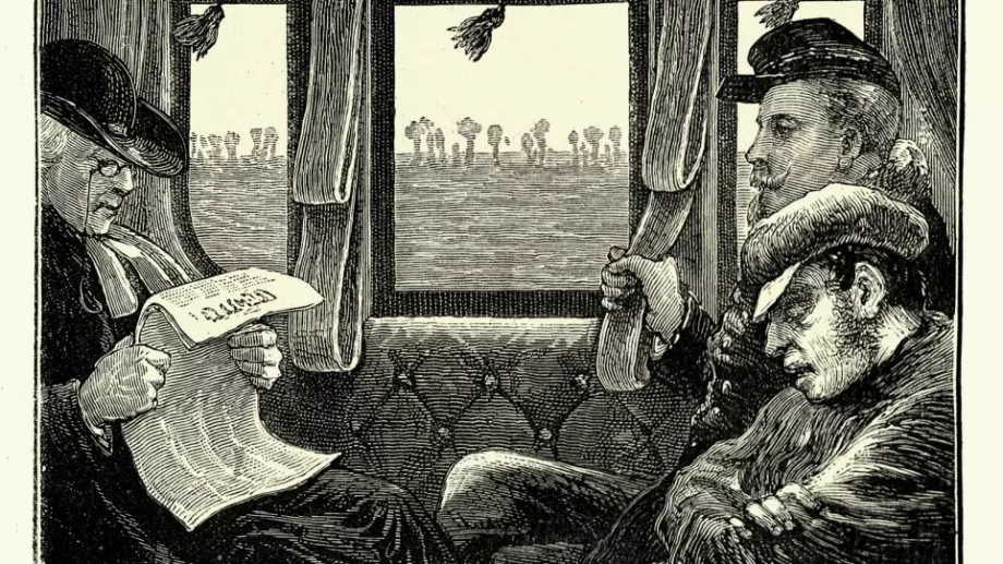 Виц на деня: Англичанин, французин и бай Ганьо пътуват във влака с красива дама