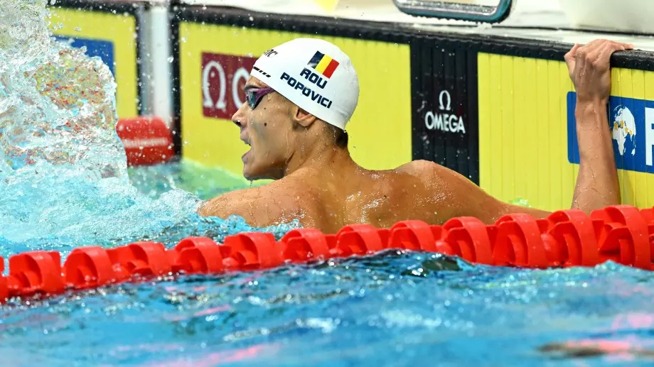 17-годишният Давид Поповичи изуми с нов световен рекорд в плуването (ВИДЕО)