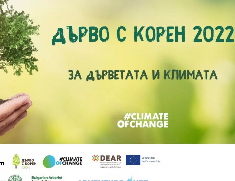Конкурсът "Дърво с корен 2022" тази година е посветен на климатичните промени