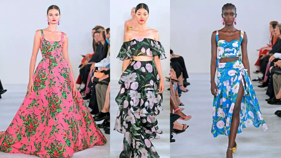 Carolina Herrera Пролет/Лято 2023: Цветна градина (СНИМКИ)