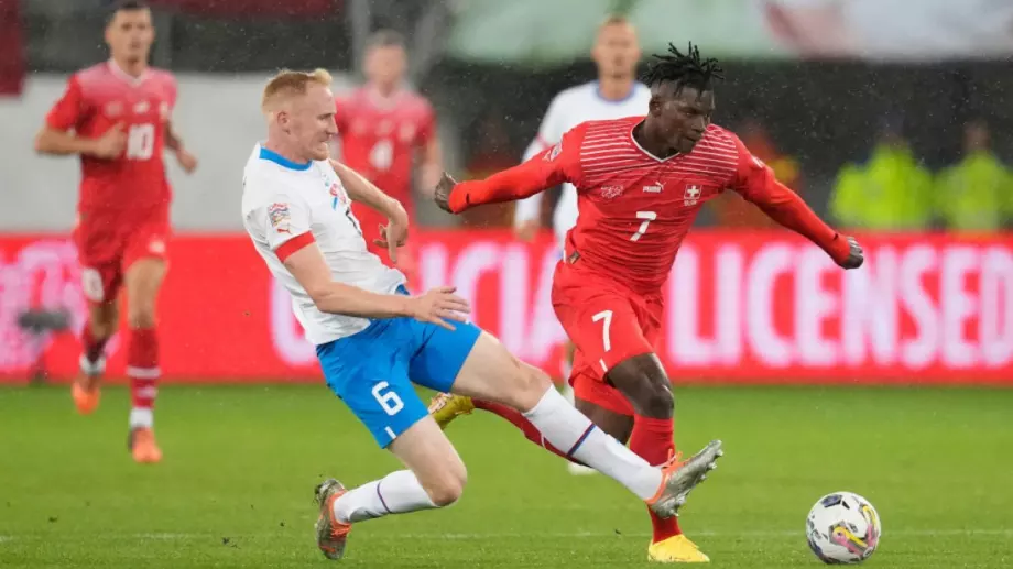 Швейцария нокаутира Чехия за 60 секунди и я прати в Лига „В“ на Лигата на нациите