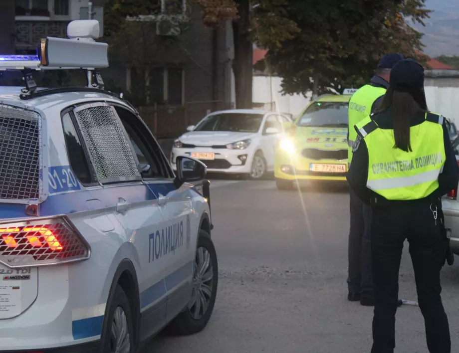 Полицията задържа няколко души в София на входа на АМ „Тракия” 