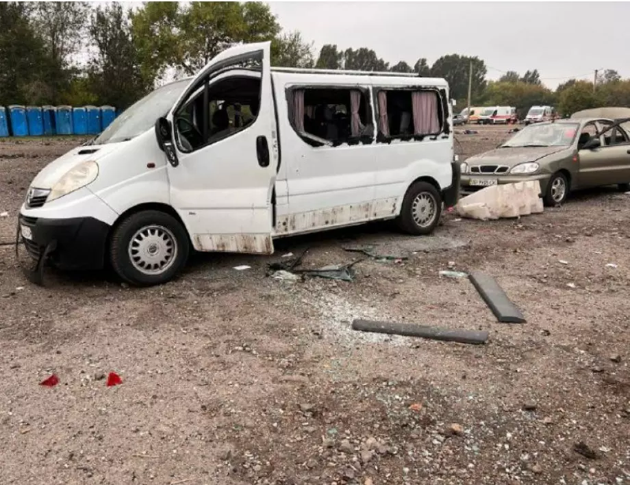 Десетки цивилни жертви след руска атака срещу хуманитарен конвой в Запорожие (ВИДЕО)