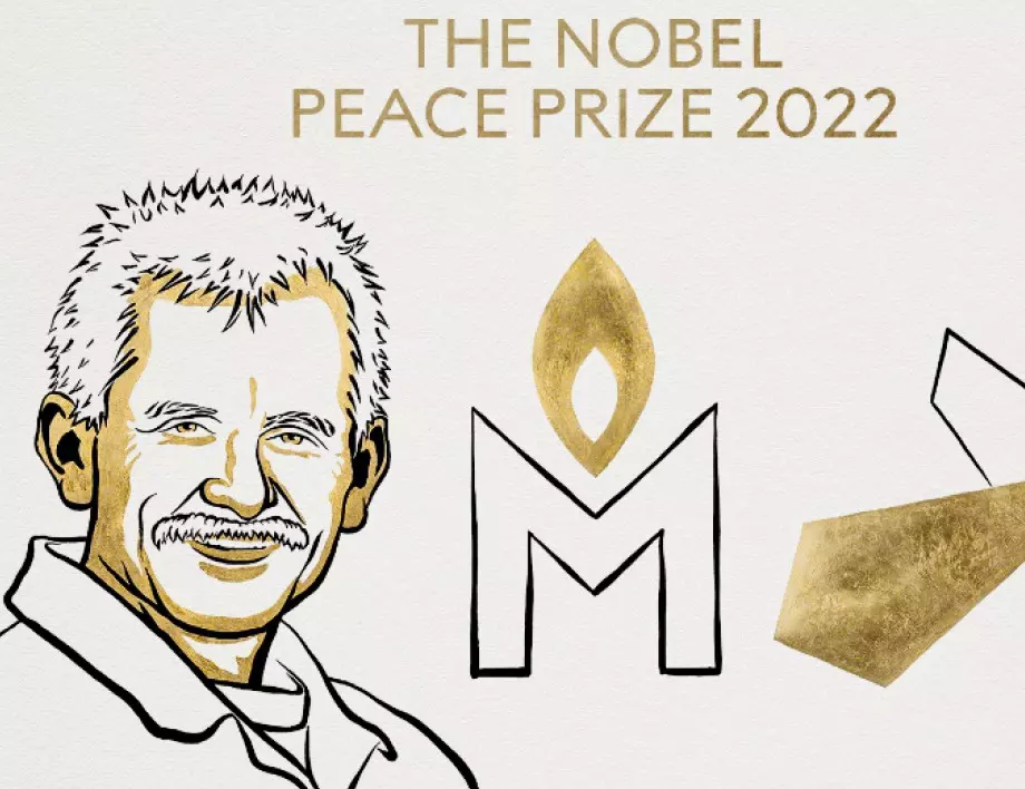 Активист, задържан от режима на Лукашенко, спечели Нобеловата награда за мир