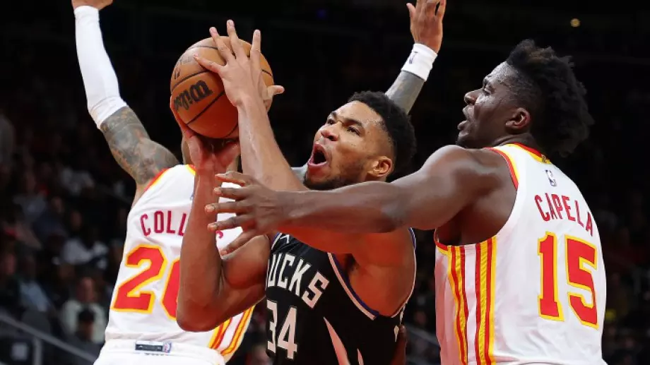 НБА: Атланта отбеляза 117 точки и нанесе първа загуба на Янис Адетокумбо и компания (ВИДЕО)