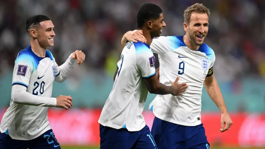 Англия влезе в класация на световни първенства с Бразилия и Германия, "трите лъва" счупиха "каръка"