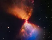 "Джеймс Уеб" засне огнен пясъчен часовник от формирането на нова звезда (СНИМКА)